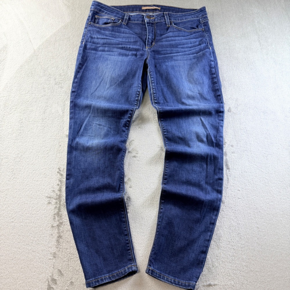 Joe's Jeans Skinny Ankle Blue Denim Jeans Women's Size 31 Stretch Mid Rise
